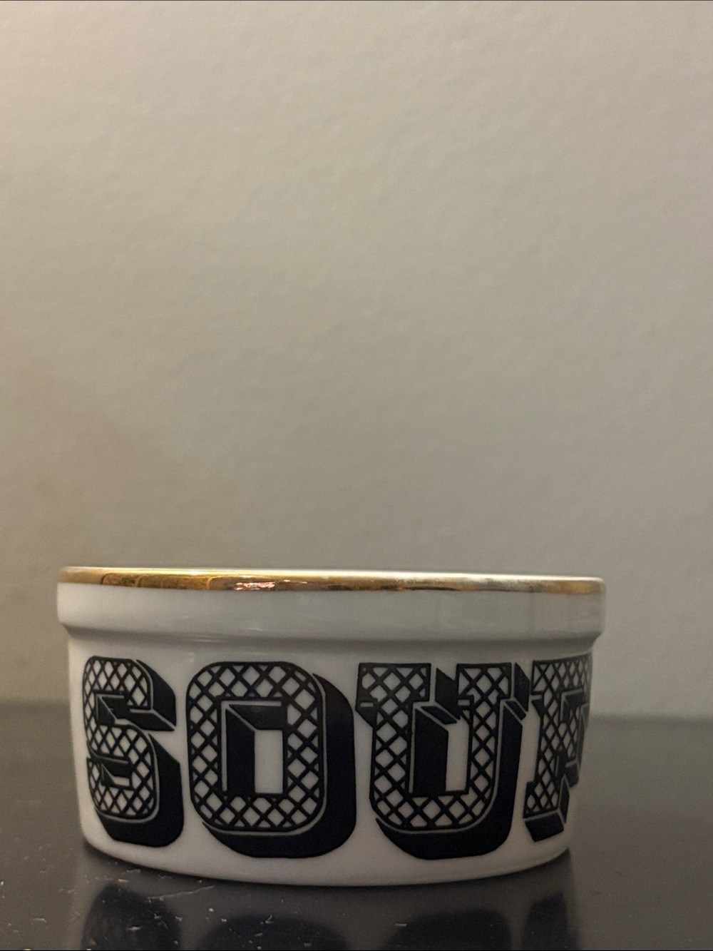 Vintage Soufflé Dish